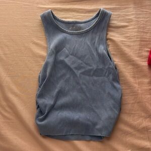 Synched siding blue top!